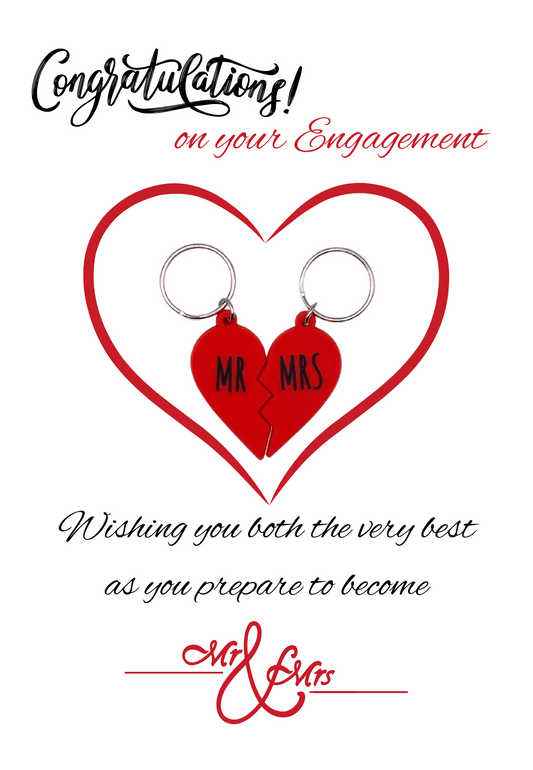 KE007MC. Engagement card-6 pack